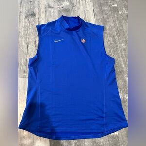 Nike NFL OnField Player Issued Royal Blue Compression Tank CW6084-418 2XL/XXL